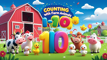 Counting with Farm Animals | 1 to 10 Learning Song | Bachon Ki Duniya (CoComelon Style)