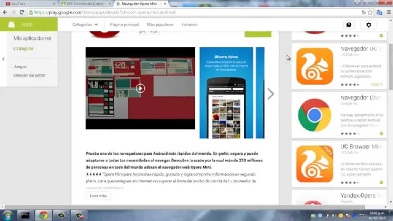 Descargar Aplicaiones de Google Play desde tu Pc (2015) - YouTube