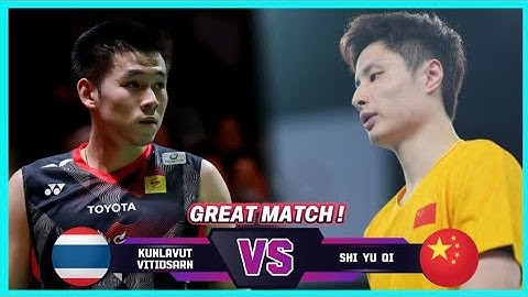 Superb! Kunlavut Vitidsarn vs Shi Yu Qi at Paris Olympic 2024 Badminton