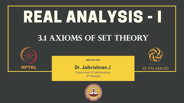 3.1 Axioms of Set Theory