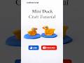 Cute Duck 🦆 Clay Tutorial in 60 Seconds! #clayart #diy