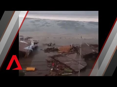 Tsunami hits Indonesian city of Palu