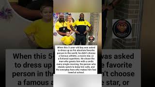 Real hero. 💛👮♂️ #EverydayHero #Wholesome #Kindness #RoleModel #Heartwarming #Inspiration #PureJoy