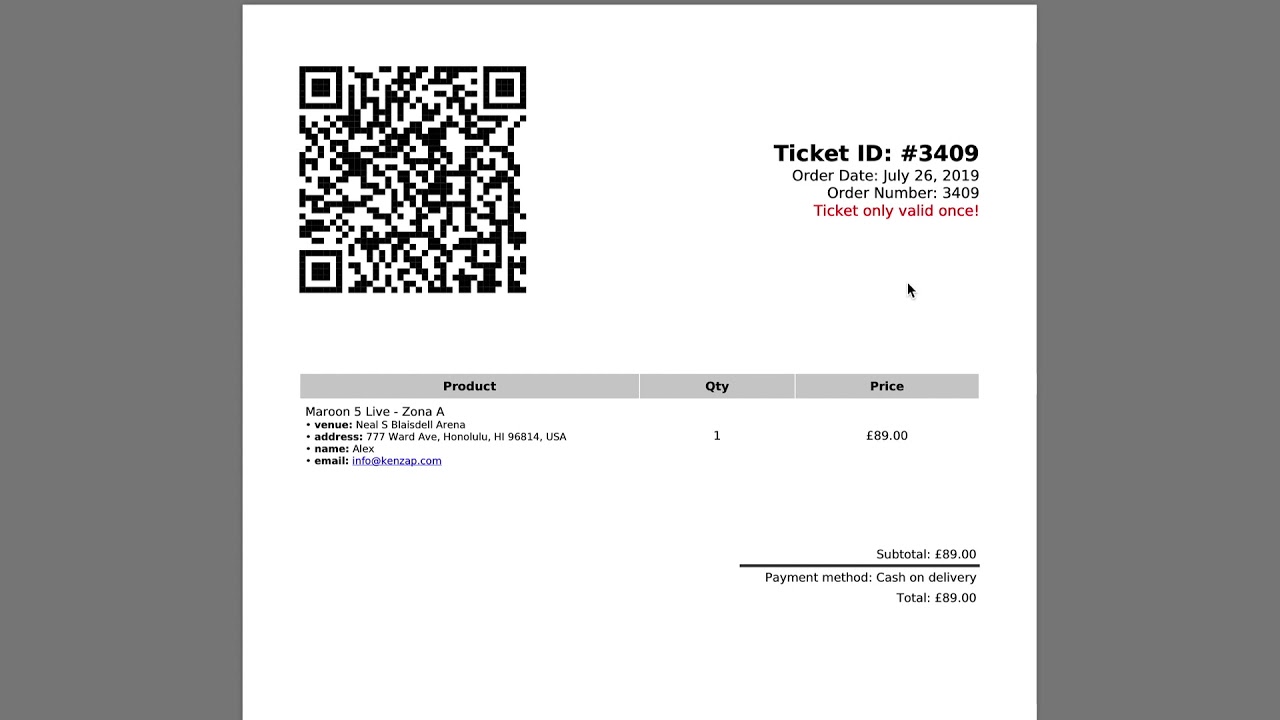Update Customizing PDF Tickets for MyTicket Events Plugin