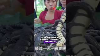 GILA! Makan Sate Ular Bareng-Bareng di Vietnam, Banyak Banget! 😱🐍 #MakananEkstrem #MakanUlar