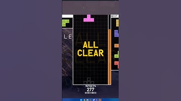 74 posting a perfect clear every day for 100 days #tetris #tetrio #everyday