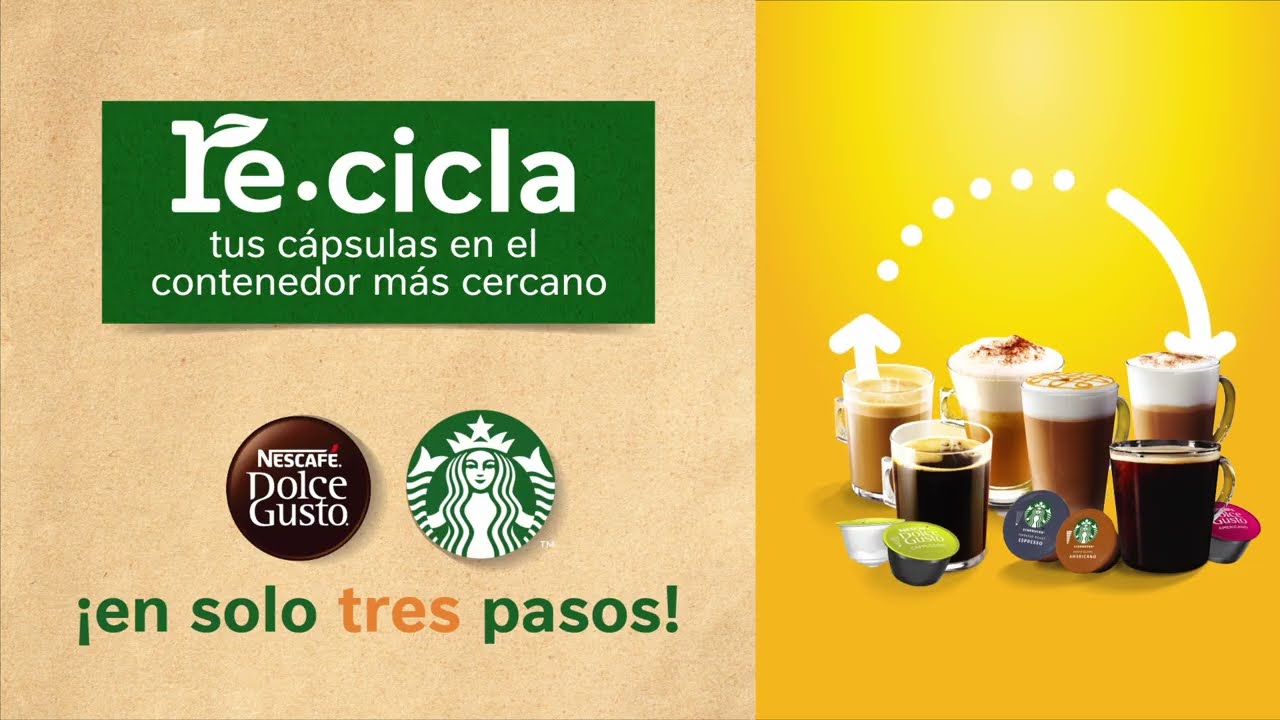 Recicla tus cápsulas de café | NESCAFÉ® DOLCE GUSTO y STARBUCKS AT HOME -  YouTube
