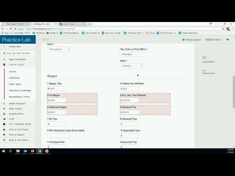 VITA Training - Basic Return in TaxSlayer 2017