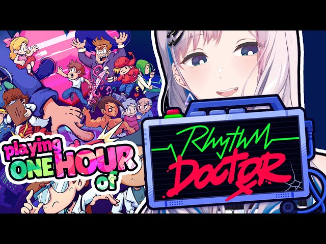 【Rhythm Doctor】WE RHYTHM FOR 1 HOUR (maybe more if we're daring)【Pavolia Reine/hololiveID 2nd gen】のサムネイル