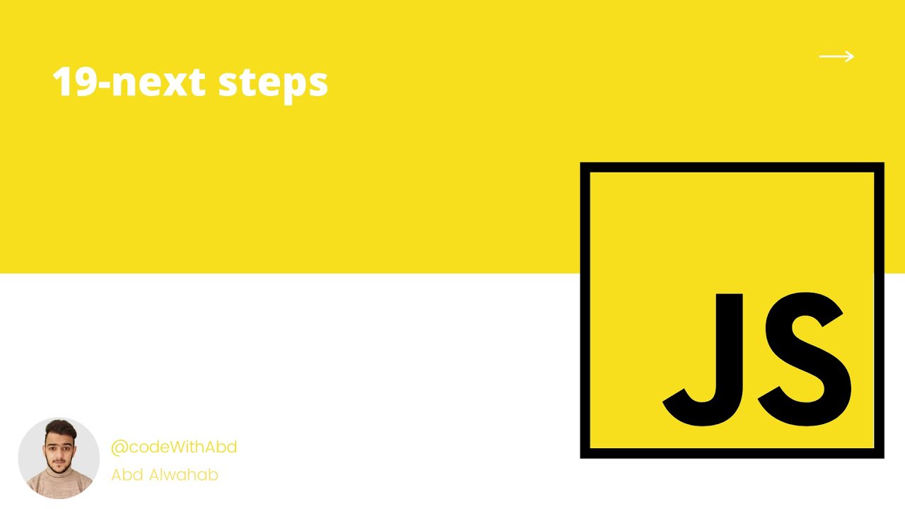 JavaScript Tutorial || 19-Next steps - YouTube