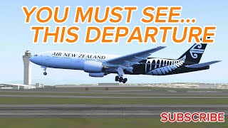 INSANE Departure of Boeing 777-200ER | Air New Zealand Takes Off Like a Beast ✈️🔥 INSANE Departure of Boeing 777-200ER | Air New Zealand Takes Off Like a Beast ✈️🔥