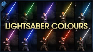 Star Wars Jedi: Survivor - All Lightsaber Colours