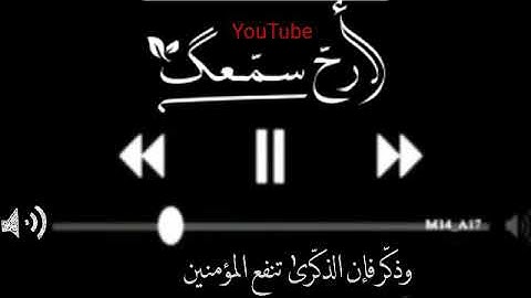 حالات واتس اب دينية /آيات من القرآن الكريم /بصوت القارئ الشيخ صلاح بو خاطر