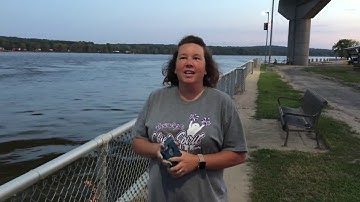 2019-08-02 - Keokuk Train Bridge Closing - Part 2 - Misty Explaining Locking