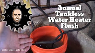 Rheem Tankless Water Heater Annual Maintenance Flush