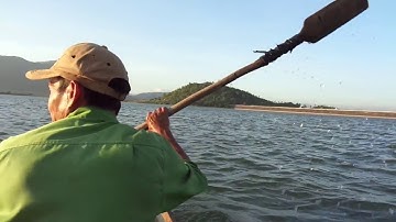 Trải nghiệm thả lưới đánh bắt cá | Tại hồ thủy điện sông ba hạ ..!