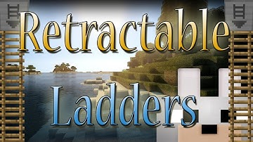 Minecraft Mods - Retractable Ladders 1.5.1 Review and Tutorial