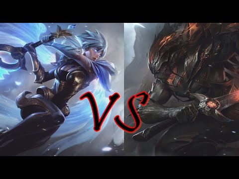 FASCINATING POETIC Quote battle between Nightbringer Yasuo and Dawnbringer Riven.