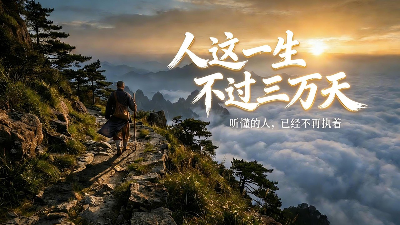 人這一生，不過三萬天 | 很多人聽完沉默了