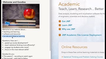 JMP Academic 03-2020: Resources for Teaching and Learning with JMP