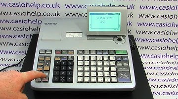 Casio SE-S3000 Cash Register Instructions How To Use Date/Time Button In REG Mode