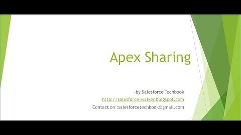 Apex sharing