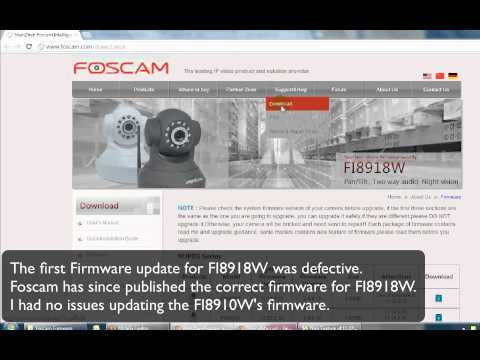 Bad Foscam FI8918W Firmware (HD)