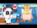 Baby pandas life hospital doctor  give mother tiger a prenatal checkup  babybus games