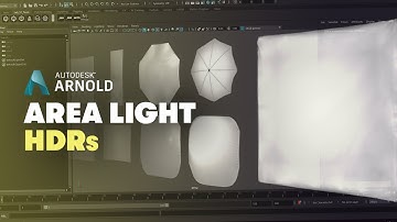 Level Up Area Lights using HDRs with Maya