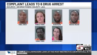 VIDEO: Georgetown County deputies arrest 6 in major drug bust