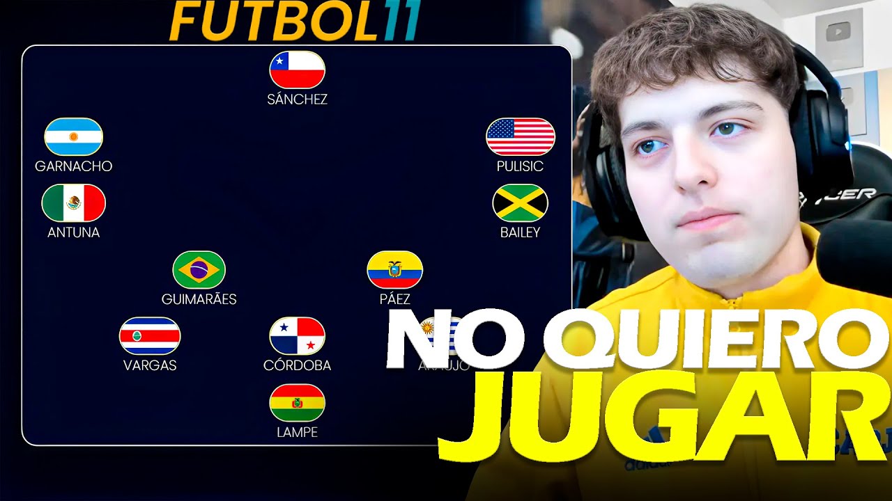 DAVOO XENEIZE JUEGA FUTBOL 11 (DAVOO NO QUIERE JUGAR MAS)