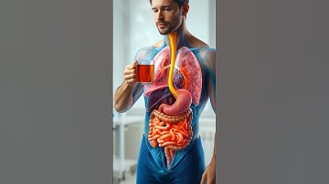 What Happens Inside Your Body When You Drink Tea | 3D Digestive System Animation