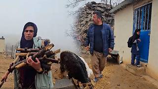 Rainfall and many challenges for Fariba in it