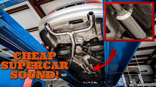 Here's How I Made My Straight Piped BMW 335i Sound Like A Supercar For Only $85!  EP 25