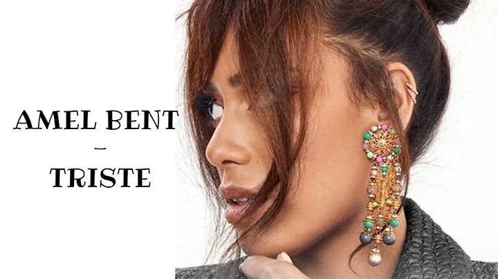 Amel Bent - Triste / Letra en español y francés