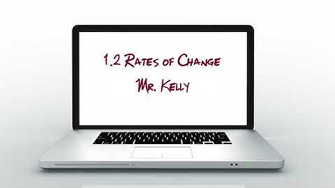 AP Precalculus – 1.2 Rates of Change