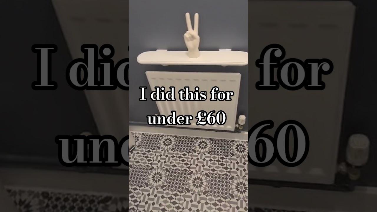 Tiny Toilet Makeover Under £60 🚽 #DIY #BudgetDIY #HomeMakeover
