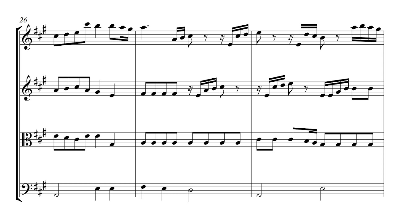 River Flows In You Yiruma String Quartet By Yiruma Digital Sheet Music For Individual Part Score Set Of Parts Download Print H0 Sc Sheet Music Plus