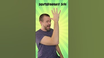 Honor Your Father and Mother! (Deuteronomy 5:16) | Memory Verse Song for Kids