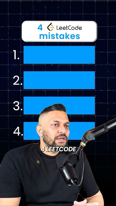 4 Leetcode Mistakes - YouTube