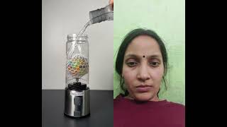 Squeeze ball vs portable blender #trendingshorts #experiment #ytshorts