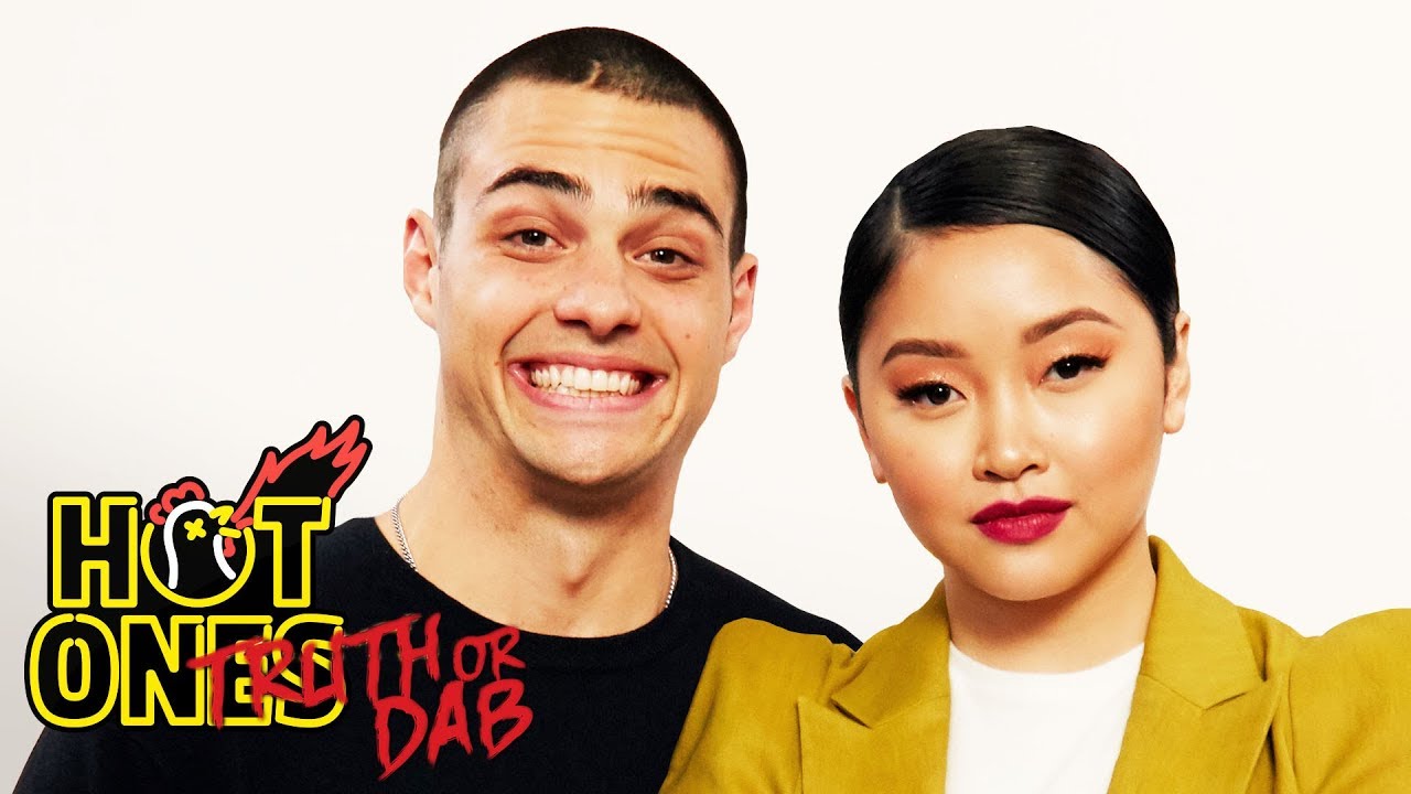 Noah Centineo and Lana Condor Play Truth or Dab | Hot Ones | First We Feast