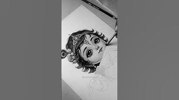 Little Krishna Drawing 💟 #shorts #short #art #shortvideo #drawing #krishna #draw