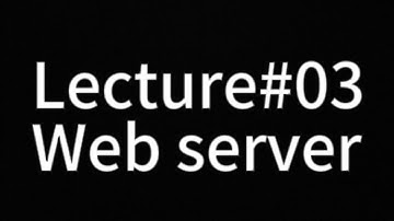 Lecture 03: Web server || DI-322 ||in urdu hindi