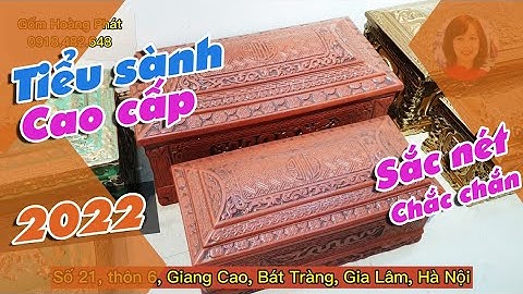 Tiểu sành Bát Tràng cao cấp. Bộ Quách tiểu sành sang cát, bốc mộ cho người đã khuất - 0918.482.648