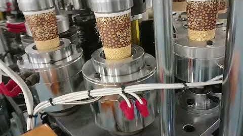 OCM12 ultrasonic heater paper cup machine testing for Lebanon client 6oz