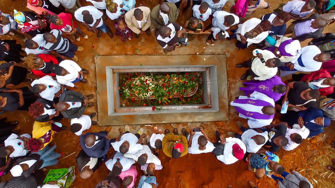 Burial rites presided by catholic church - YouTube
