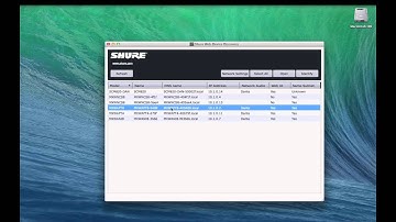 Shure Microflex Wireless Creating a Configuration