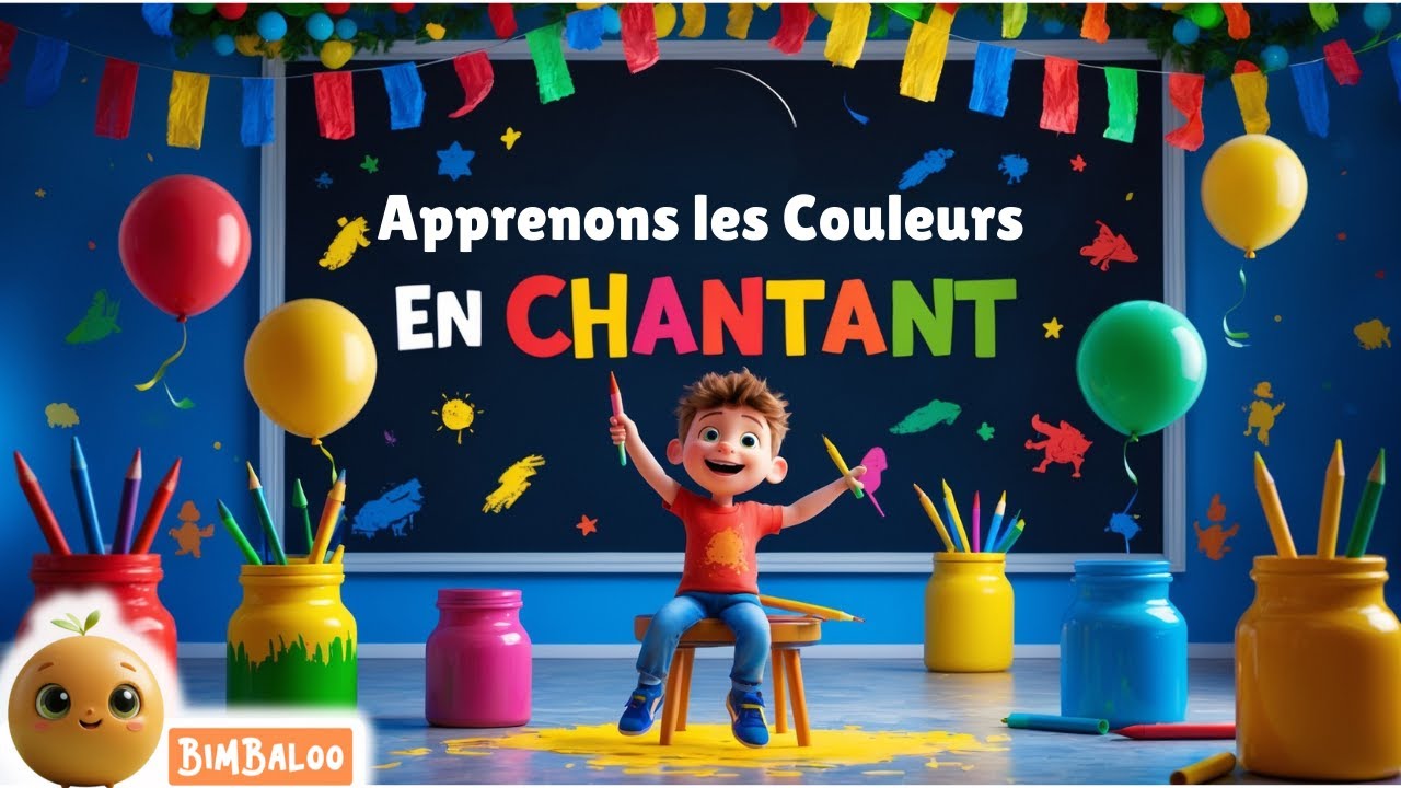 Apprenons les Couleurs en Chantant 🎨🌈 - Comptine Éducative pour Enfants - BIMBALOO