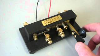 Handmade Simplex bug key by G3YUH